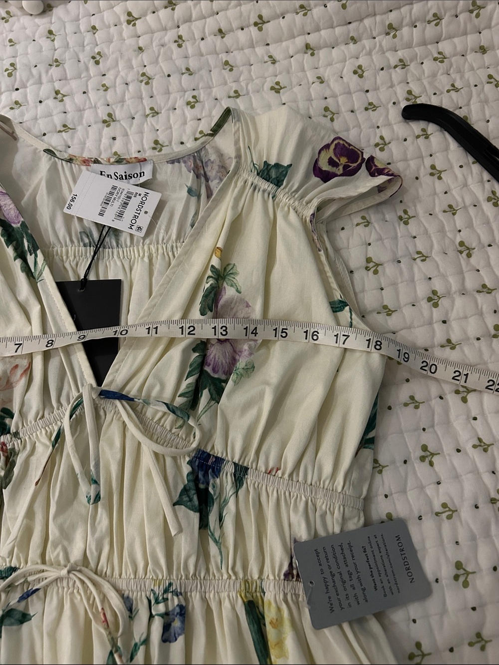 NWT En Saison From Nordstrom Ashley Floral Print Sleeveless Midi - Picture 9 of 9